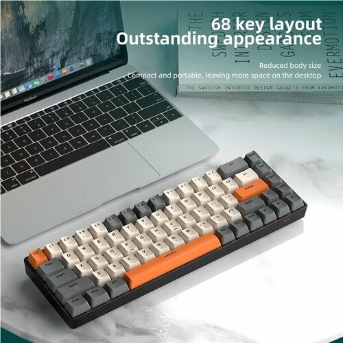 Механическая клавиатура Wolf T8 Ultra Durable с русской раскладкой и RGB-подсветкой 395000₽