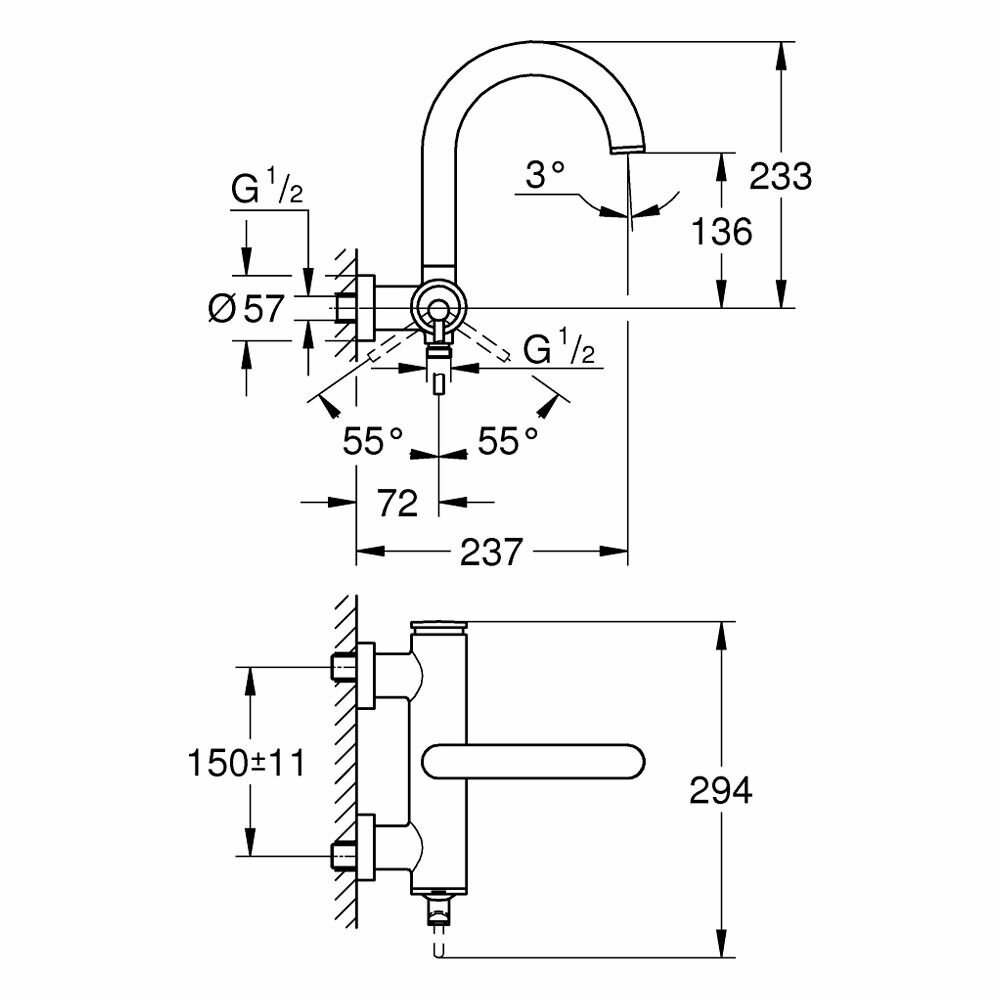 Смеситель Grohe - фото №3