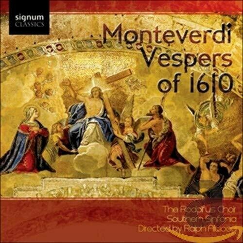 AUDIO CD Montiverdi Vespers - Rodolfus Choir, Southern Sinfonia, Ralph Alwood choral arrangements by clytus gottwald the rodolfus choir dir ralph allwood