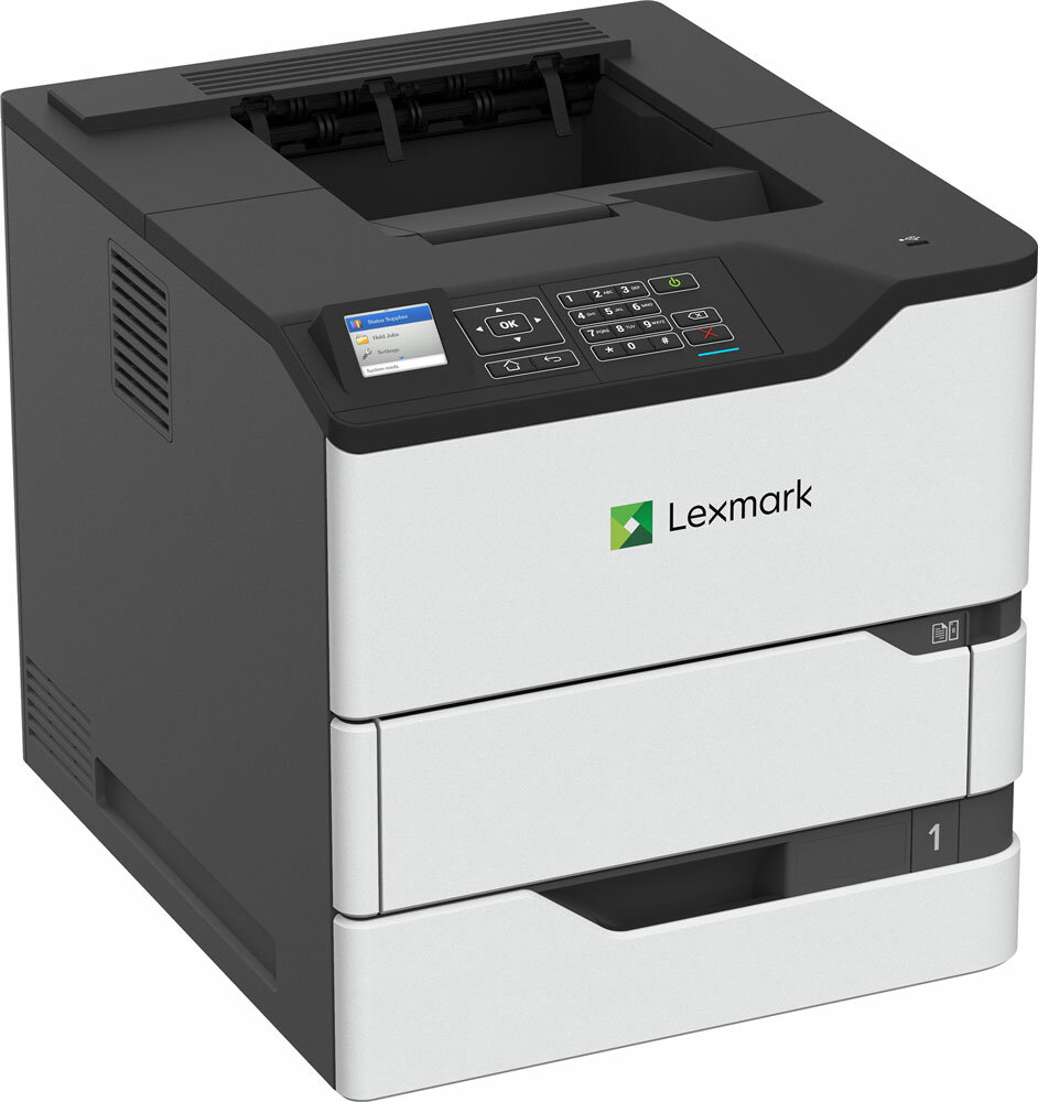 Принтер лазерный Lexmark MS823dn, ч/б, A4, черный/белый