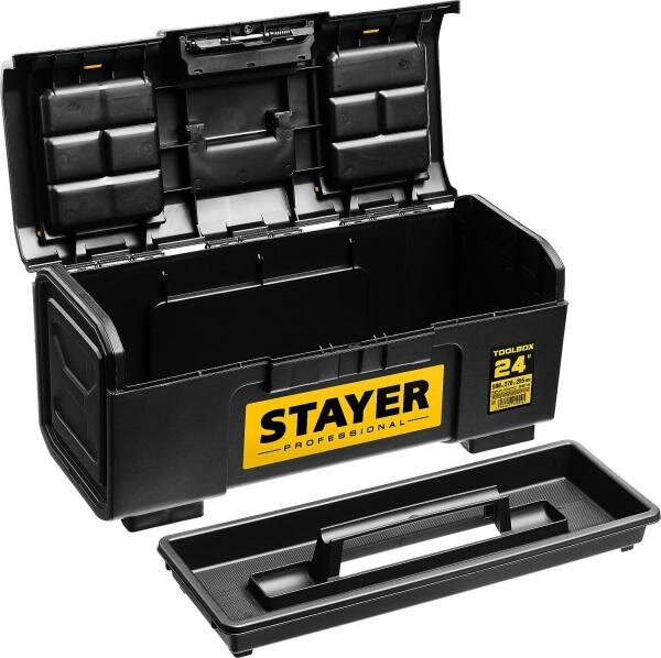 Ящик для инструмента TOOLBOX-24 пластиковый, STAYER Professional