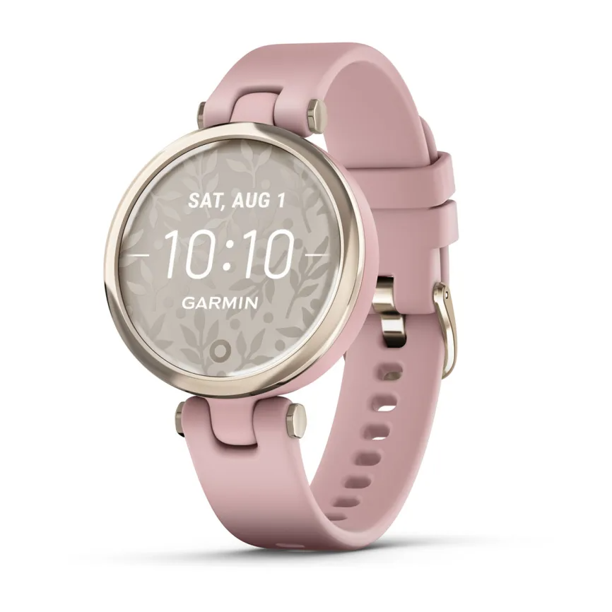 Часы Garmin Lily Cream Gold, Dust Rose, Silicone. 010-02384-13