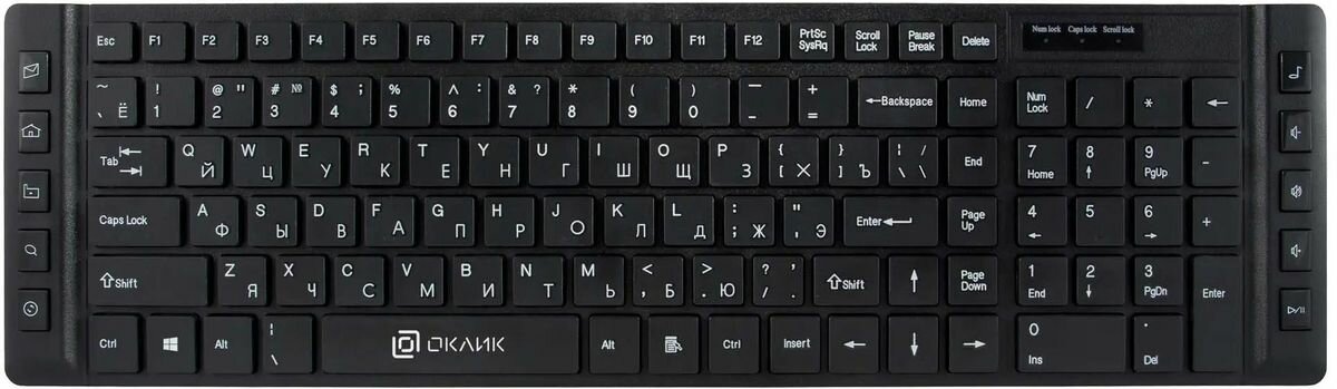 Клавиатура Oklick 530S, USB, черный [997839]