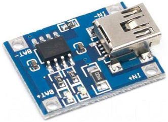 Модуль заряда Run Energy TP4056 Mini USB 5V/1A для Li-ion аккумуляторов