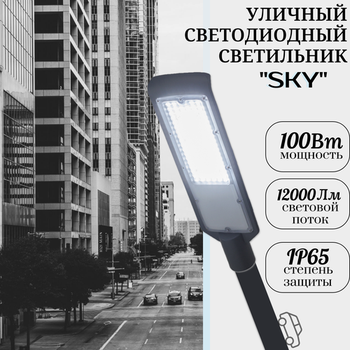 Уличный светодиодный светильник Sky всесветодиоды 100 Вт, 12000 Лм, 5000К, IP65