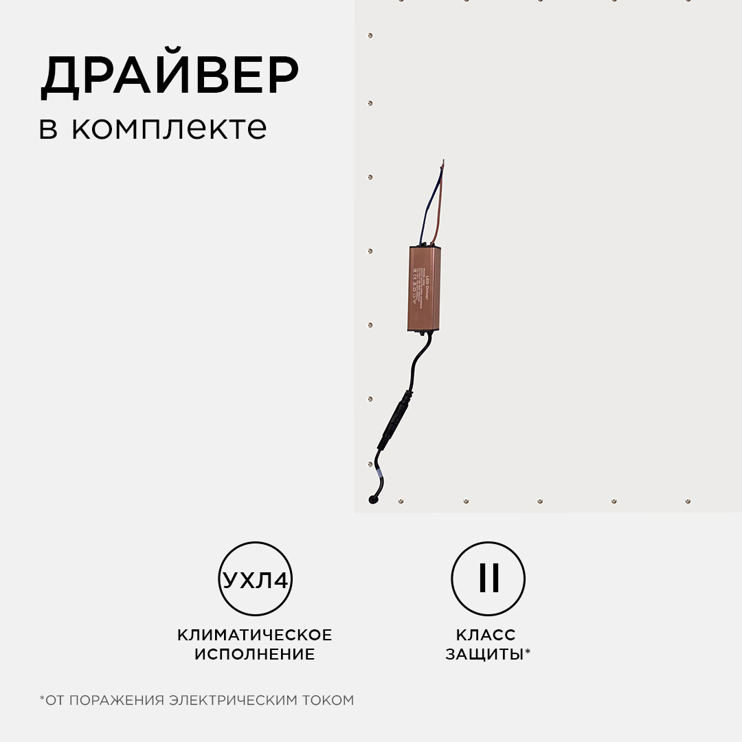 Встраиваемая светодиодная панель Apeyron - фото №20