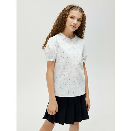 фото Школьная блуза acoola, размер 122, белый