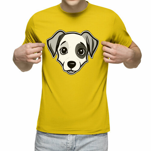 фото Футболка us basic, размер l, желтый