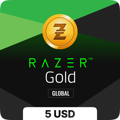 Подарочная карта Razer Gold Global PIN (Все страны) - 5 USD