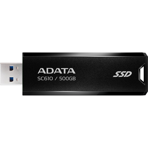 Внешний накопитель SSD 500Gb ADATA SC610 Black (SC610-500G-CBK/RD) внешний жесткий диск kingston 500gb usb3 2 sxs2000 500g