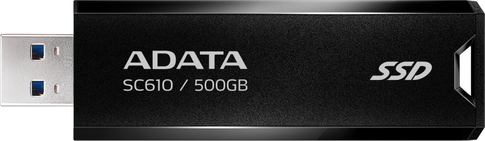SSD внешний жесткий диск USB3.2 500GB SC610-500G-CBK/RD ADATA