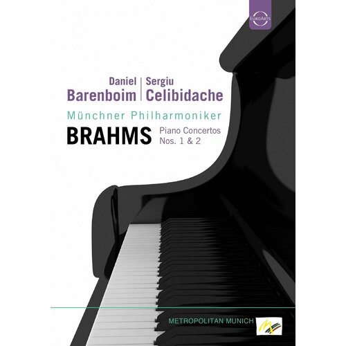 DVD Johannes Brahms (1833-1897) - Klavierkonzerte Nr.1 & 2 (1 DVD) dvd frederic chopin 1810 1849 klavierkonzerte nr 1