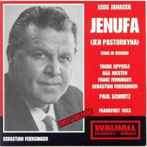 AUDIO CD Janacek, Jenufa. (Sung in German Rec. Frankfurt, 5 / 53) audio cd janacek jenufa performed in german by jurinac hongen kmentt cox modl popp et al vienna …