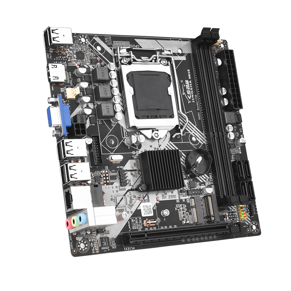 Материнская плата RX Mini ITX H61S DDR3 до 16 ГБ LGA1155 для Core i3/i5/i7