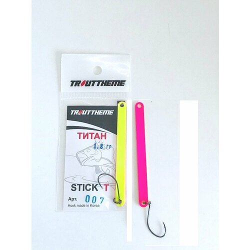 Форелевая блесна Стик Trout-Theme Trout & Stick T (титан) цвет 007 вес 1.8 гр