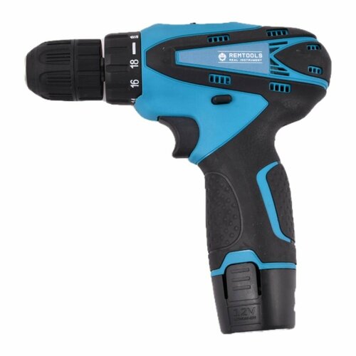 Дрель шуруповерт аккумуляторный мебельный 12 вольт 30нм 2 АКБ набор инструмента 3290₽