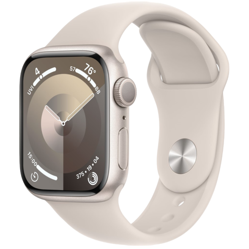 Apple Watch Series 9, 45 мм, алюминий цвета 