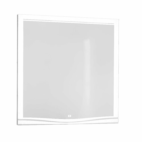 Зеркало LAPARET Bianca белое 80х80 влагостойкое подсветка димер и антизапотевание подогрев 25926₽
