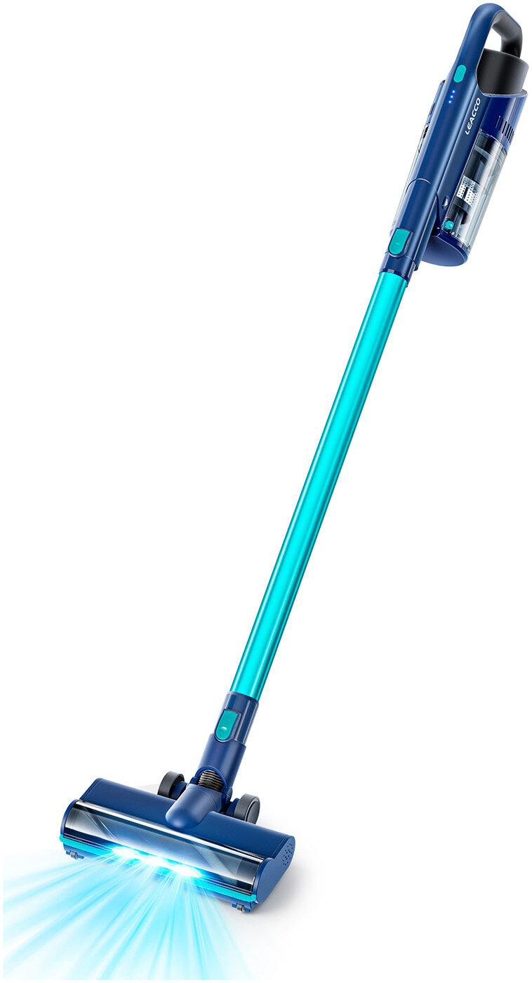 Беспроводной вертикальный пылесос Leacco S31 Cordless Vacuum Cleaner Blue