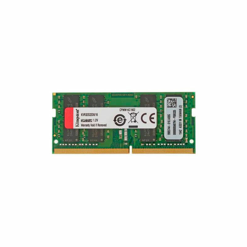 Модуль памяти Kingston Value RAM DDR4 SODIMM 3200Mhz PC25600 CL22 - 16Gb KVR32S22D8/16