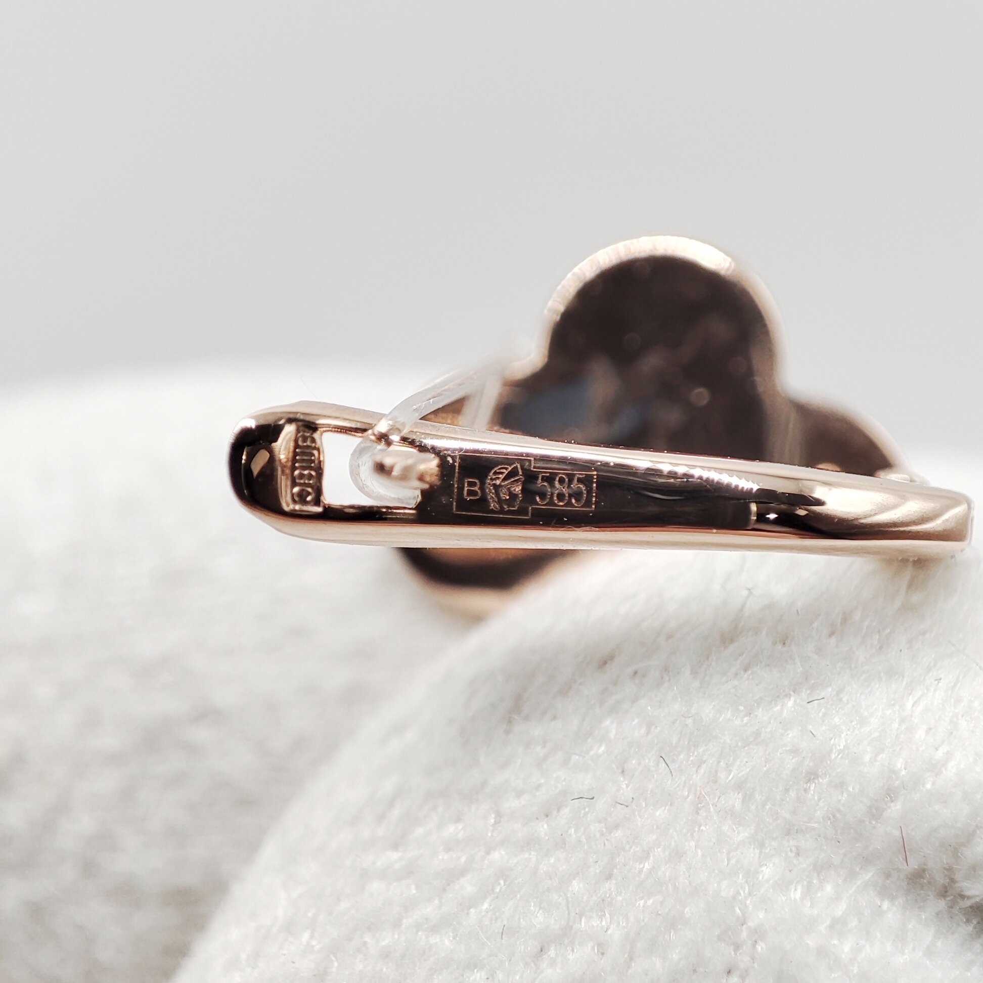 Серьги Estetica, красное золото, 585 проба, зернь, малахит, размер 11 мм, длина 1.1 см, , зеленый — фото 1