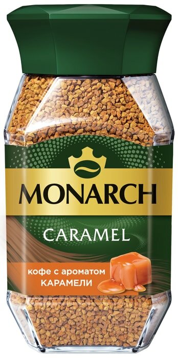 Кофе растворимый Monarch Caramel 95г