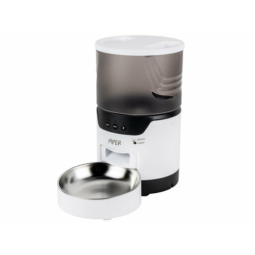 Умная Wi-Fi кормушка IoT Pet Feeder 3000 мл белыйчерный 12647₽