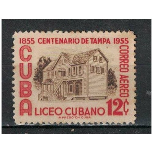 Почтовые марки Куба 1955г. 100-летие Тампа, Флорида Культура, Театр NG почтовые марки куба 1949г 100 летие маяка морро маяки ng