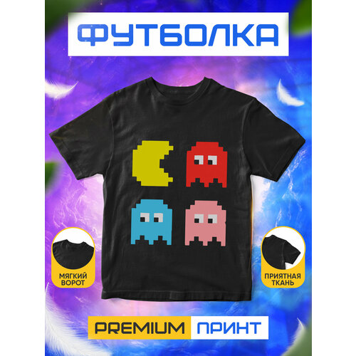 фото Футболка, размер l, черный без бренда