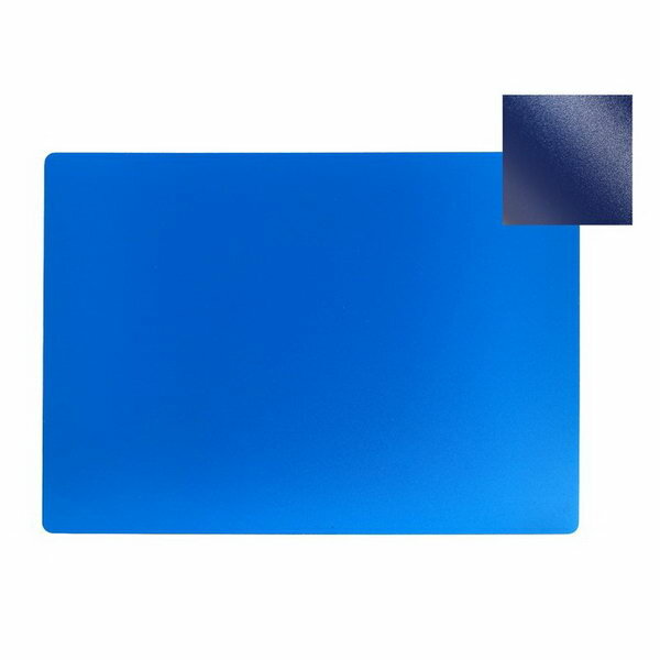 Накладка на стол пластиковая А4, 339 x 244 мм, 500 мкм, прозрачная, тёмно-синяя