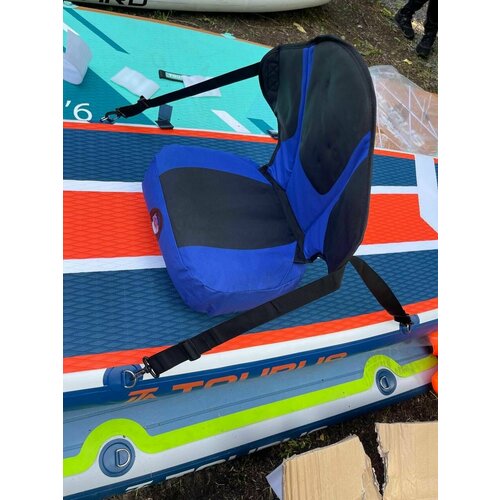 Сидение для сап с надувной сидушкой синее