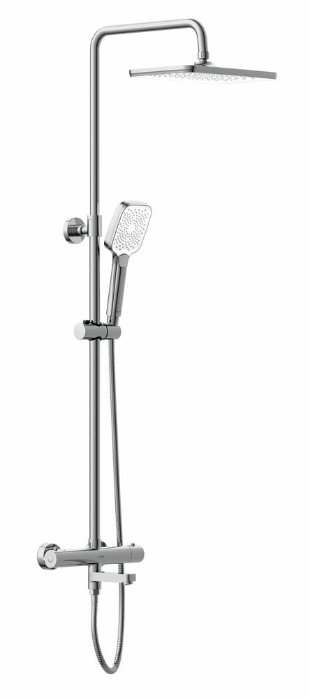 фото Душевая система VIVO (смеситель термостатический) с изливом 3 режима шланг 150