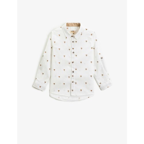 фото Рубашка koton, размер 11-12 лет, белый