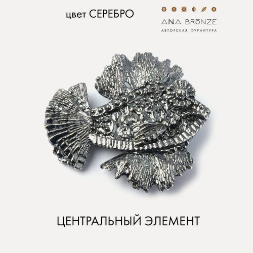Изображение товара Подвеска рыбка авторская фурнитура для изготовления украшений с0651(1)