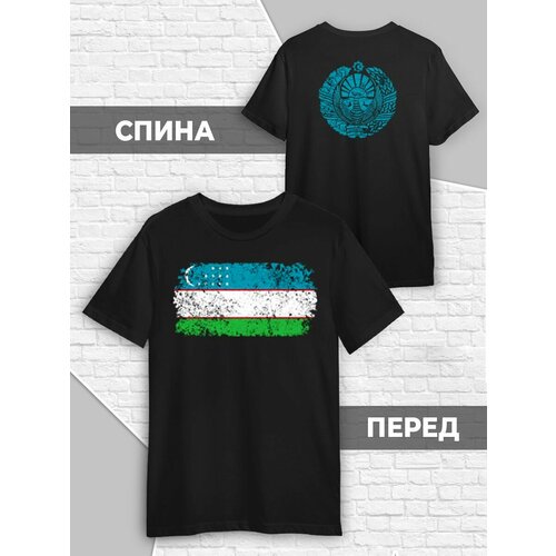 фото Футболка, размер 5xl (60-62), черный printech
