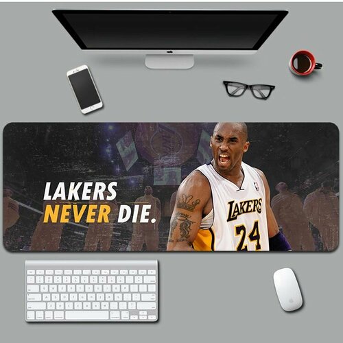 Коврик игровой компьютерный для мыши 700х300х4мм Коби Брайнт NBA №40