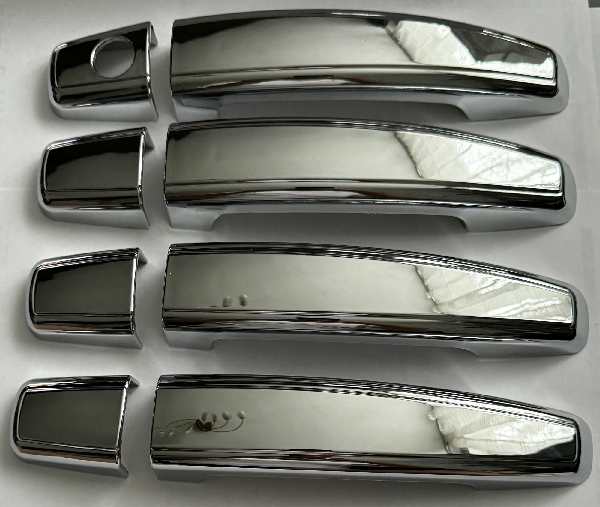 Хромированные Накладки Наружных Ручек Дверей для Chevrolet Aveo T300 Шевроле Авео с 11-