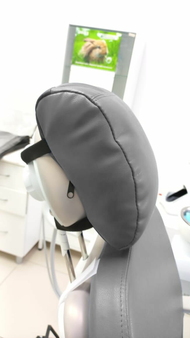 Подголовник-подушка стоматологический Премиум универсальный Серый