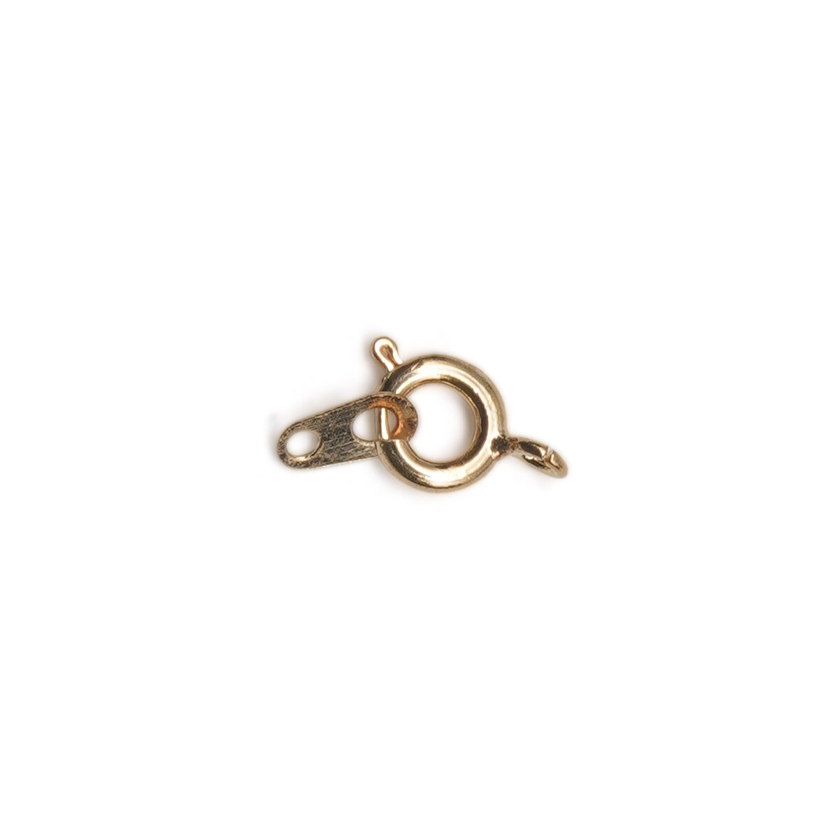 4AR2040 Замок для бус кольцо с ответной частью, 6 мм, 5 шт/упак, Astra&Craft (золото)