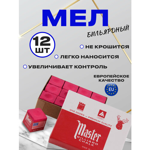 Мел Tweeten Master красный (12 шт)