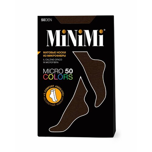 фото Носки minimi, 50 den, размер 0 (uni), коричневый