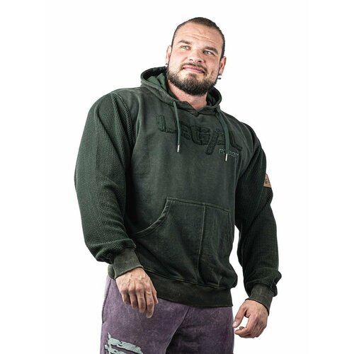 фото Худи legal power, размер xl, зеленый