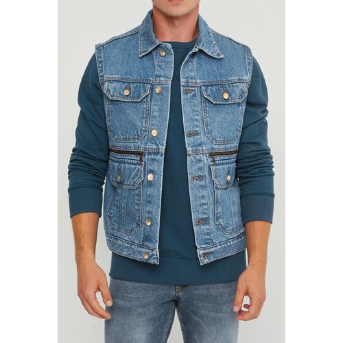 фото Жилет dasmann, размер 48, голубой