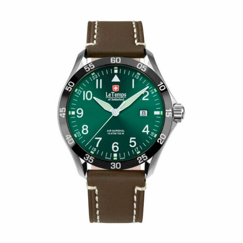 Наручные часы Le Temps LT1040.14BL16, зеленый