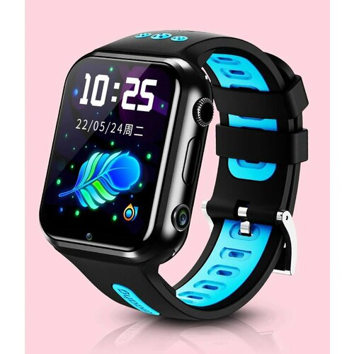 Смарт часы детские Smart Baby Watch W5 PRO 4G, Wi-Fi, 4-х Ядерный процессор, экран 1,83 дюйма, 2 камеры/Детские смарт часы с кнопкой SOS/Умные часы для детей с GPS/Детские часы с видеозвонком/Детские часы телефон (голубые)