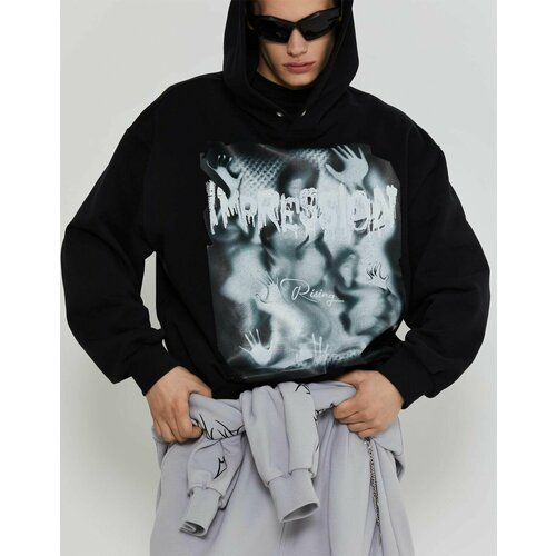 фото Худи gloria jeans, размер 7-8л/128, черный