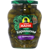 Корнишоны по-французски Дядя Ваня, 680 г, 680 мл 8шт