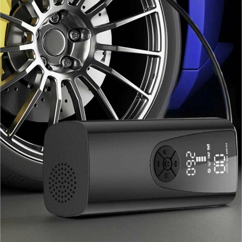 Портативный многофункциональный воздушный компрессор электрический насос с насадками 8000 мАч 3799₽