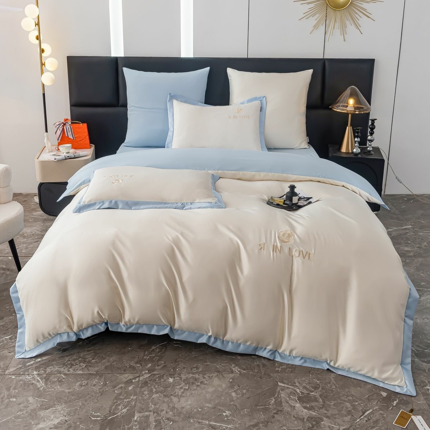 фото Комплект постельного белья Сатин-Шелк Я IN LOVE
