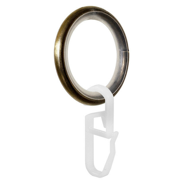 Кольцо D20 стандартное ОСТ, бронза с крючком (уп.10шт), арт.22.22.0770